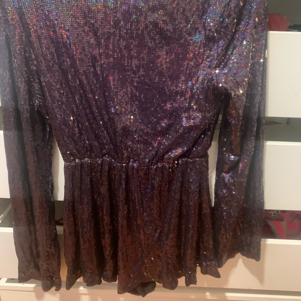 Glitter/sequin party romper!